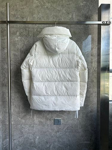 Canada Goose White Hooded Puffer Parka