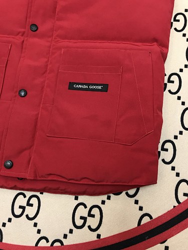 Canada Goose Red Down Puffer Vest